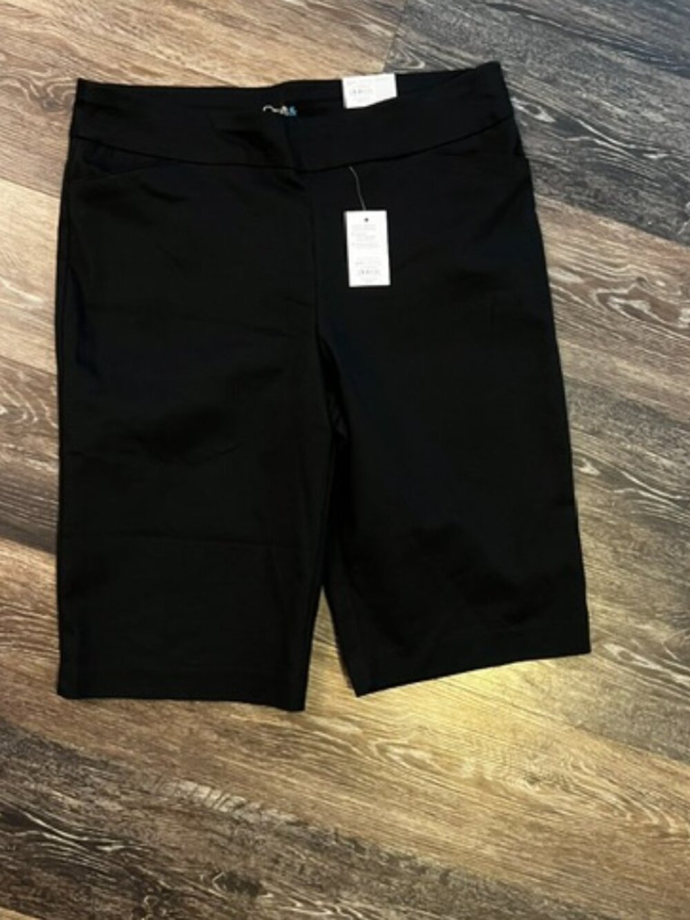Women's New w/tags Croft & Barrow Skimmer Carpi Pants, Black, Size 16, Pull on